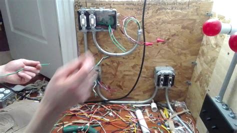 add ground wire pigtail to junction box|diy metal junction boxes.